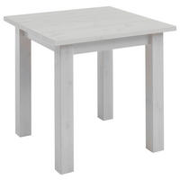 ESSTISCH in Holz 78/78/78 cm  - Weiß, ROMANTIK / LANDHAUS, Holz (78/78/78cm) - Boxxx