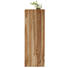 BLUMENSÄULE - Teakfarben, Trend, Holz/Stein (30/90/30cm) - Ambia Home