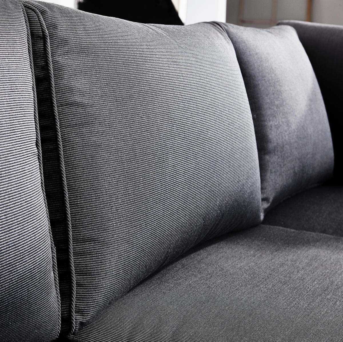 Mobilier Terasă Și Lounge 18 piese  182/182 cm   - gri închis, Design, sticlă/metal (182/182cm) - Ambia Garden