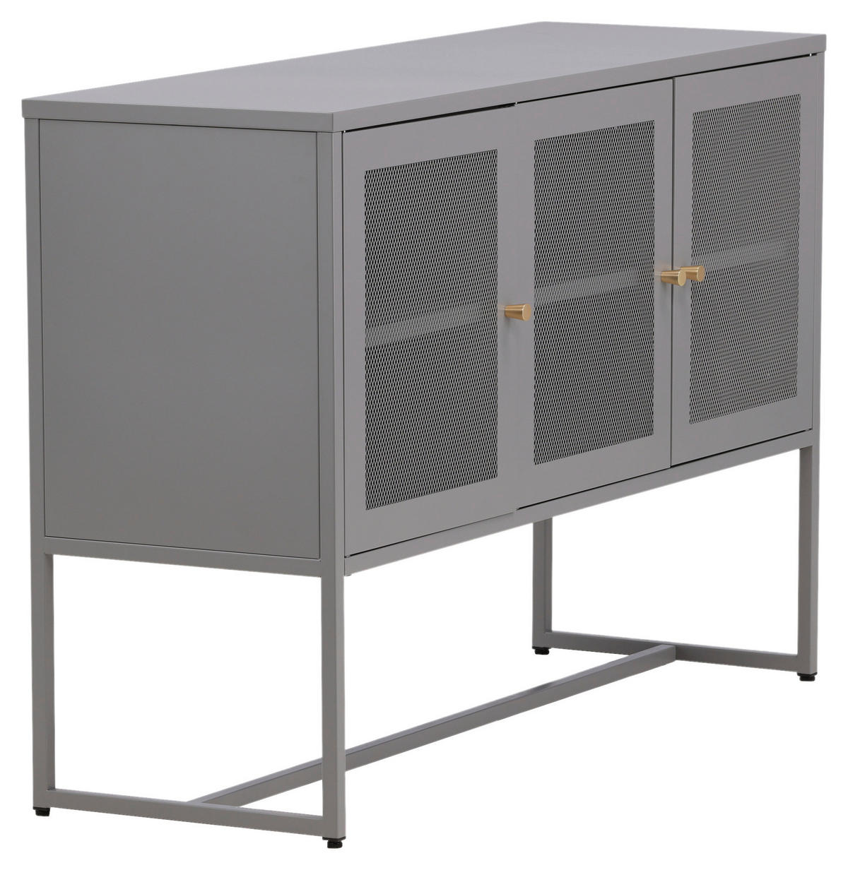 SIDEBOARD  in 120/80/40 cm  - Hellgrau, Design, Metall (120/80/40cm) - Livetastic