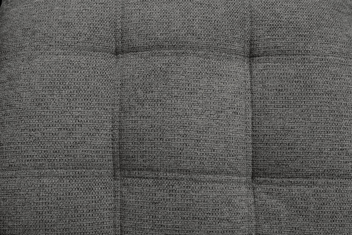 ECKSOFA Graubraun Chenille  - Chromfarben/Graubraun, KONVENTIONELL, Kunststoff/Textil (260/205cm) - Carryhome