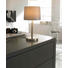 LED-TISCHLEUCHTE - Messingfarben, Design, Metall (18/45cm)