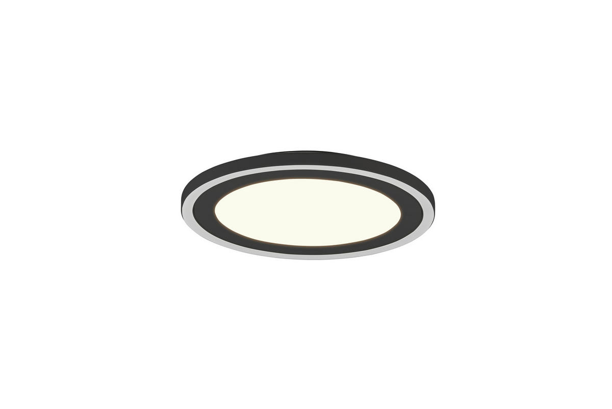 LED-TAKLAMPA 33/4 cm  - svart, Basics, plast (33/4cm)