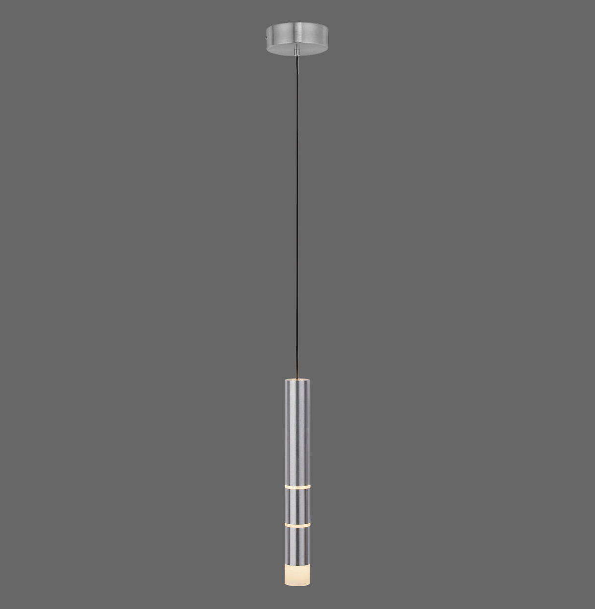 VISEČA LED-SVETILKA  Pure-Vega 12 W/540 lm/3000 K/230 V/ - barve aluminija, Design, kovina/umetna masa (12/150cm)