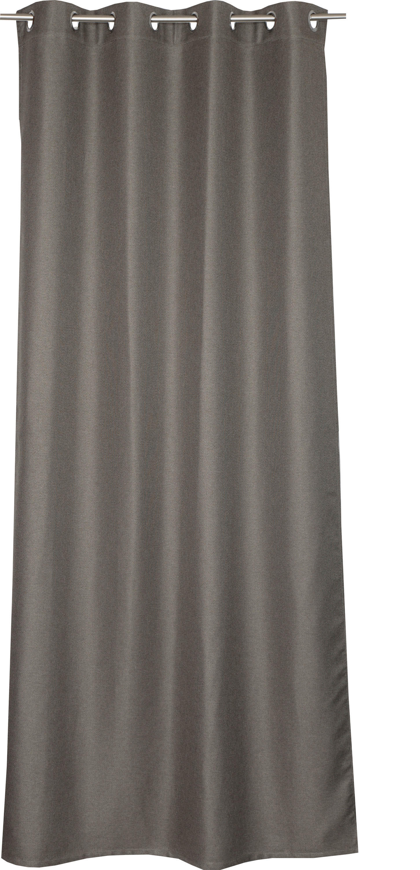 ÖSENSCHAL Opaco black-out (lichtundurchlässig) 140/250 cm   - Braun, Basics, Textil (140/250cm) - Schöner Wohnen