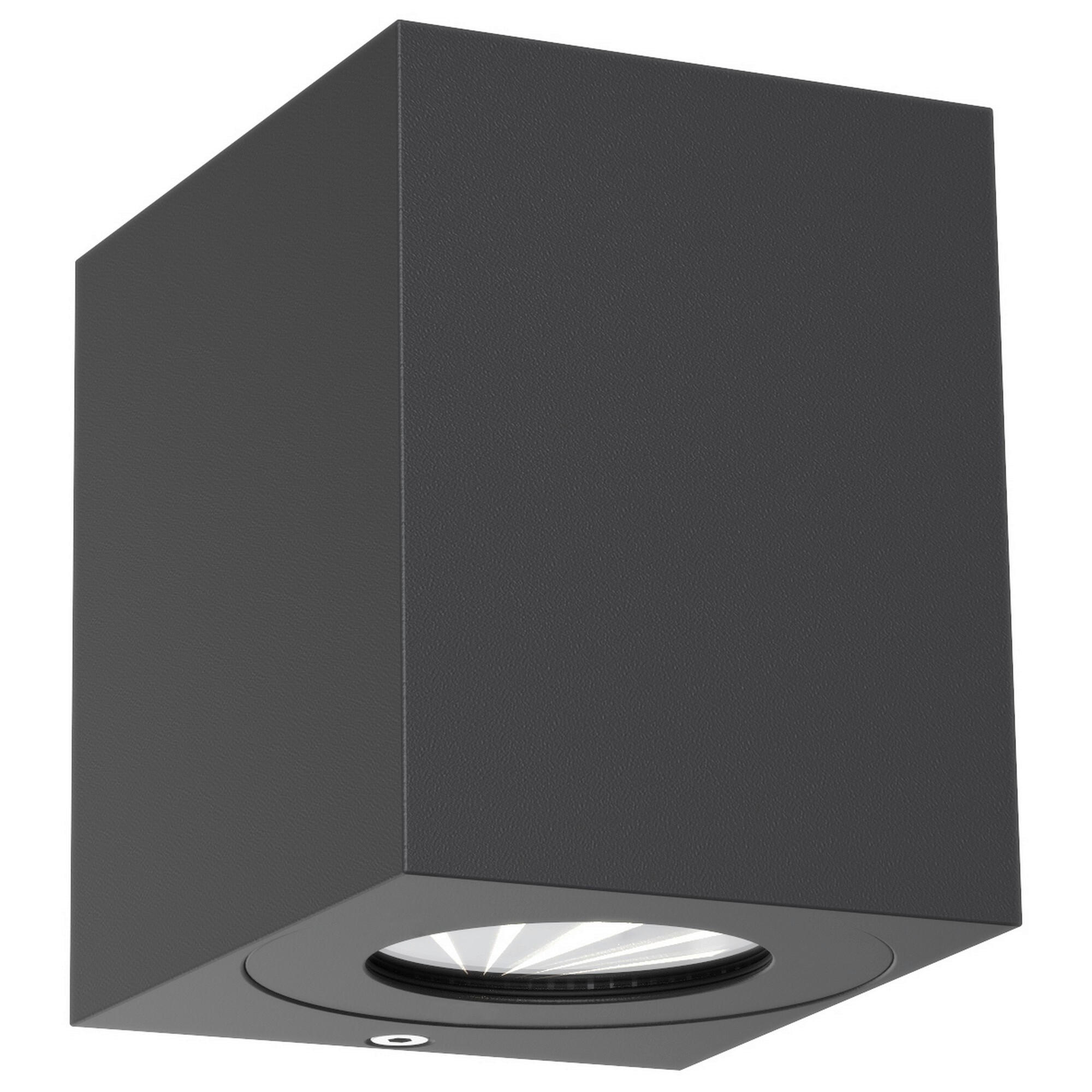 AUßENWANDLEUCHTE 8,7/10,6/10 cm   - Schwarz, Basics, Metall (8,7/10,6/10cm) - Nordlux