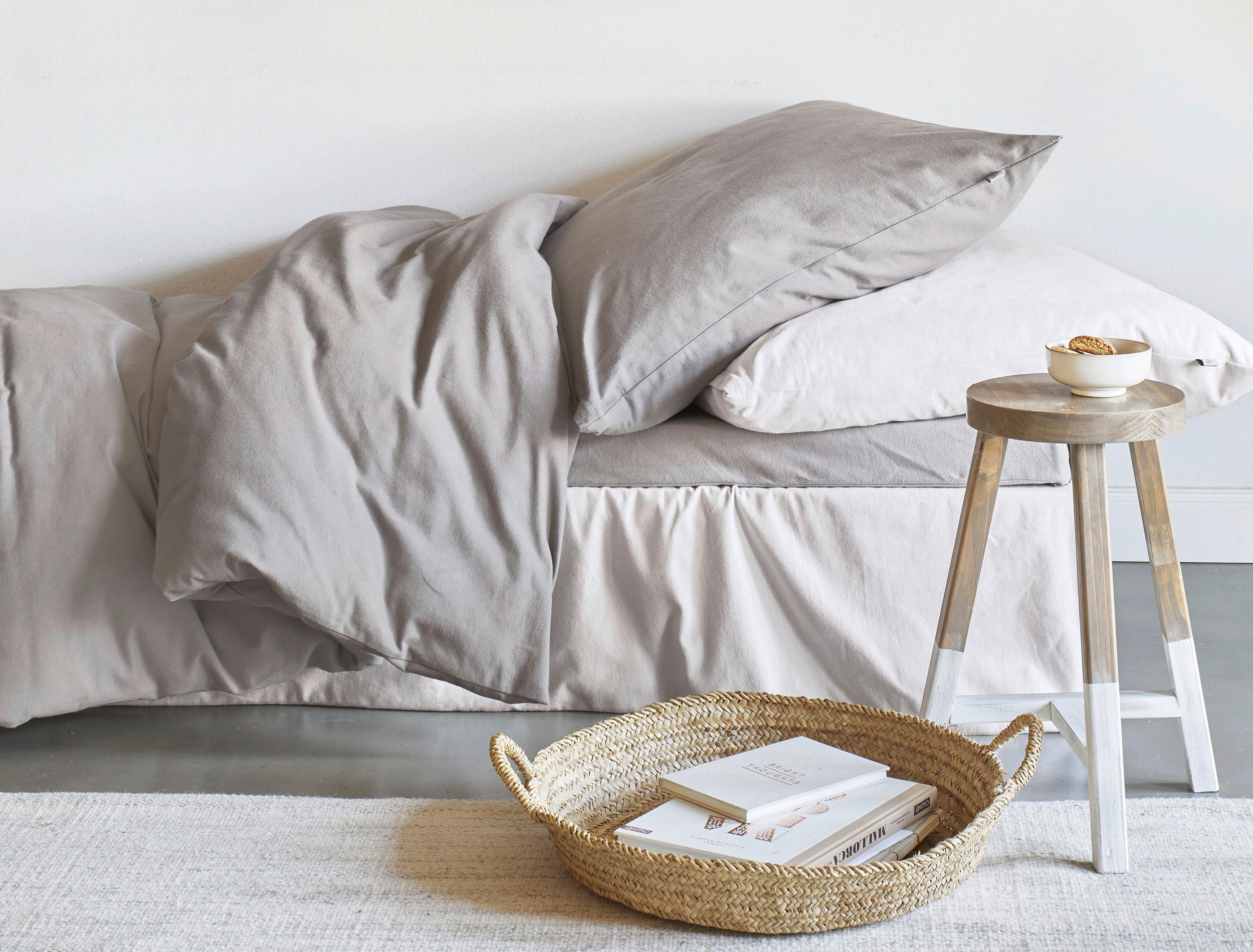 BETTWÄSCHE 240/220 cm Biber  - Taupe, KONVENTIONELL, Textil (240/220cm)