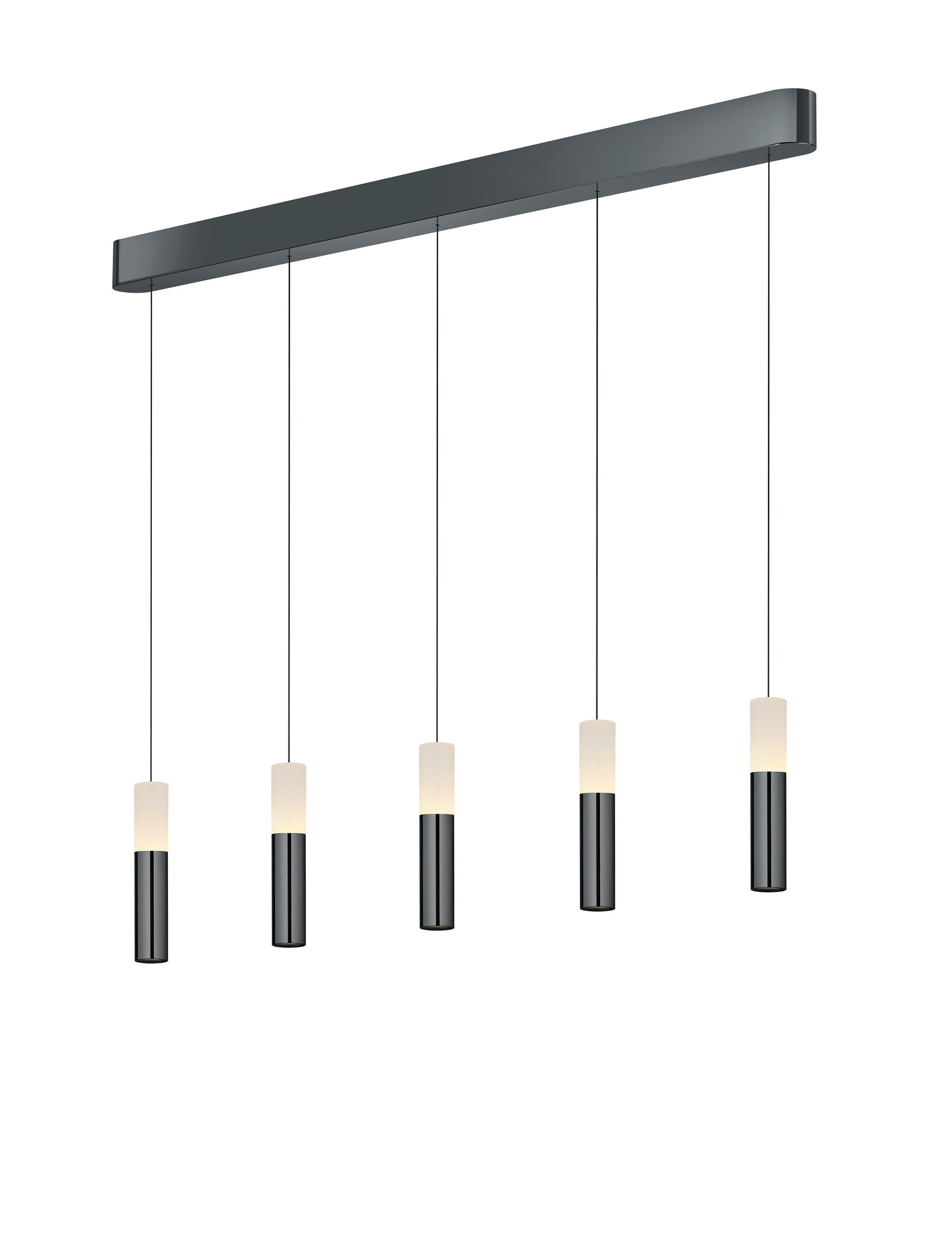 Thumbnail - Helestra Led-Pendelleuchte Lidos, Chrom, Metall, F, 6.5x4.5x130 cm, RoHS, Lampen & Leuchten, Innenbeleuchtung, Hängelamp...