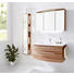 BADEZIMMERREGAL 30/160/15 cm - Eichefarben, Design, Glas/Holzwerkstoff (30/160/15cm) - Novel BADEZIMMERREGAL 30/160/15 cm - Eichefarben, Design, Glas/Holzwerkstoff (30/160/15cm) - Novel