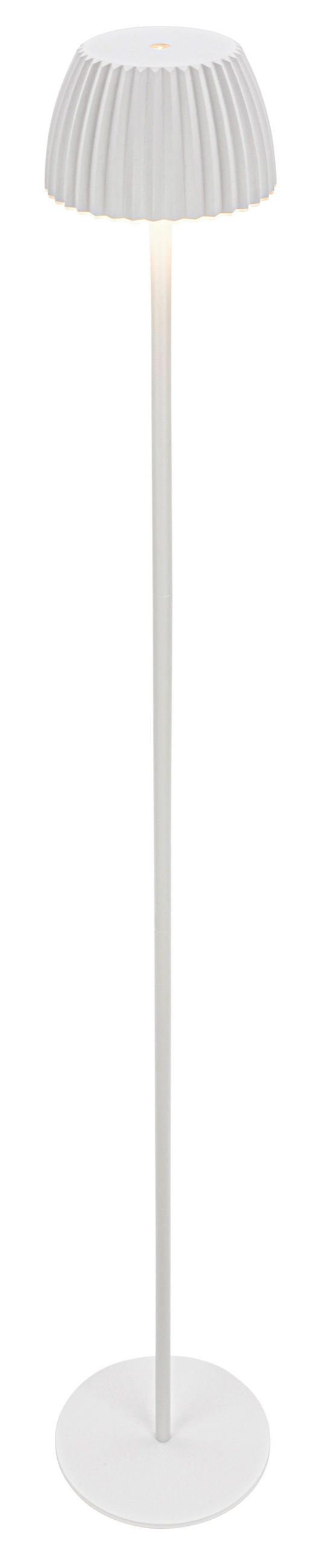 AKKU-STEHLEUCHTE 19/123,5 cm    - Weiß, Basics, Kunststoff/Metall (19/123,5cm)