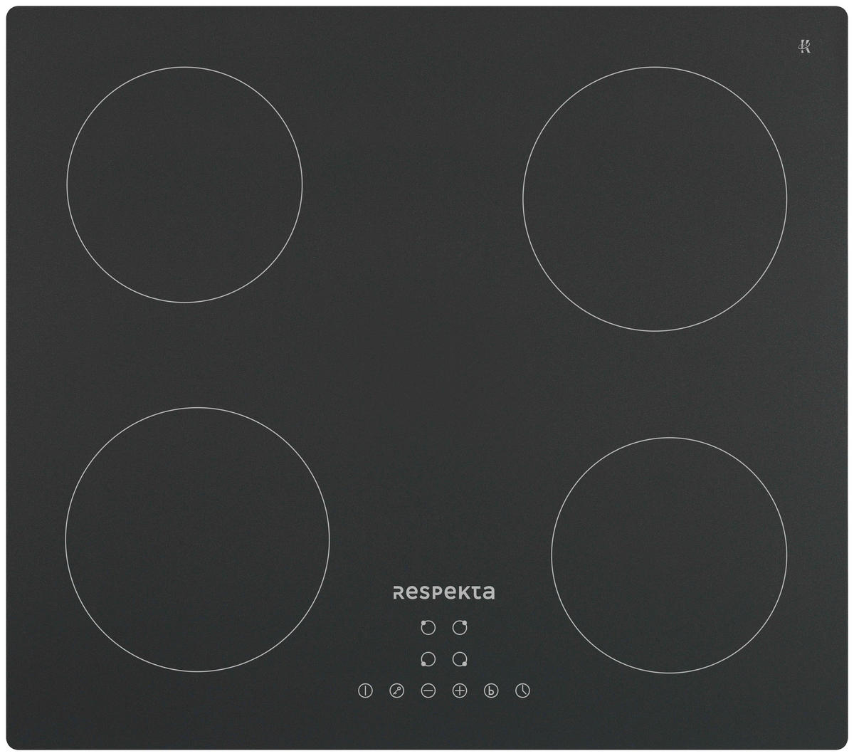 HERDSET ASET121M4295IM  - Schwarz, Basics, Glas/Metall (59,5/65,5/52,1cm) - Respekta
