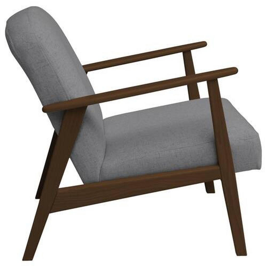 Thumbnail - Livetastic Sessel, Grau, Dunkelbraun, Textil, Buche, massiv, 63x78x78 cm, Wohnzimmer, Sessel, Polstersessel