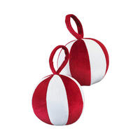 ZIERKISSEN  10/10 cm   - Rot, Design, Textil (10/10cm) - Svanefors