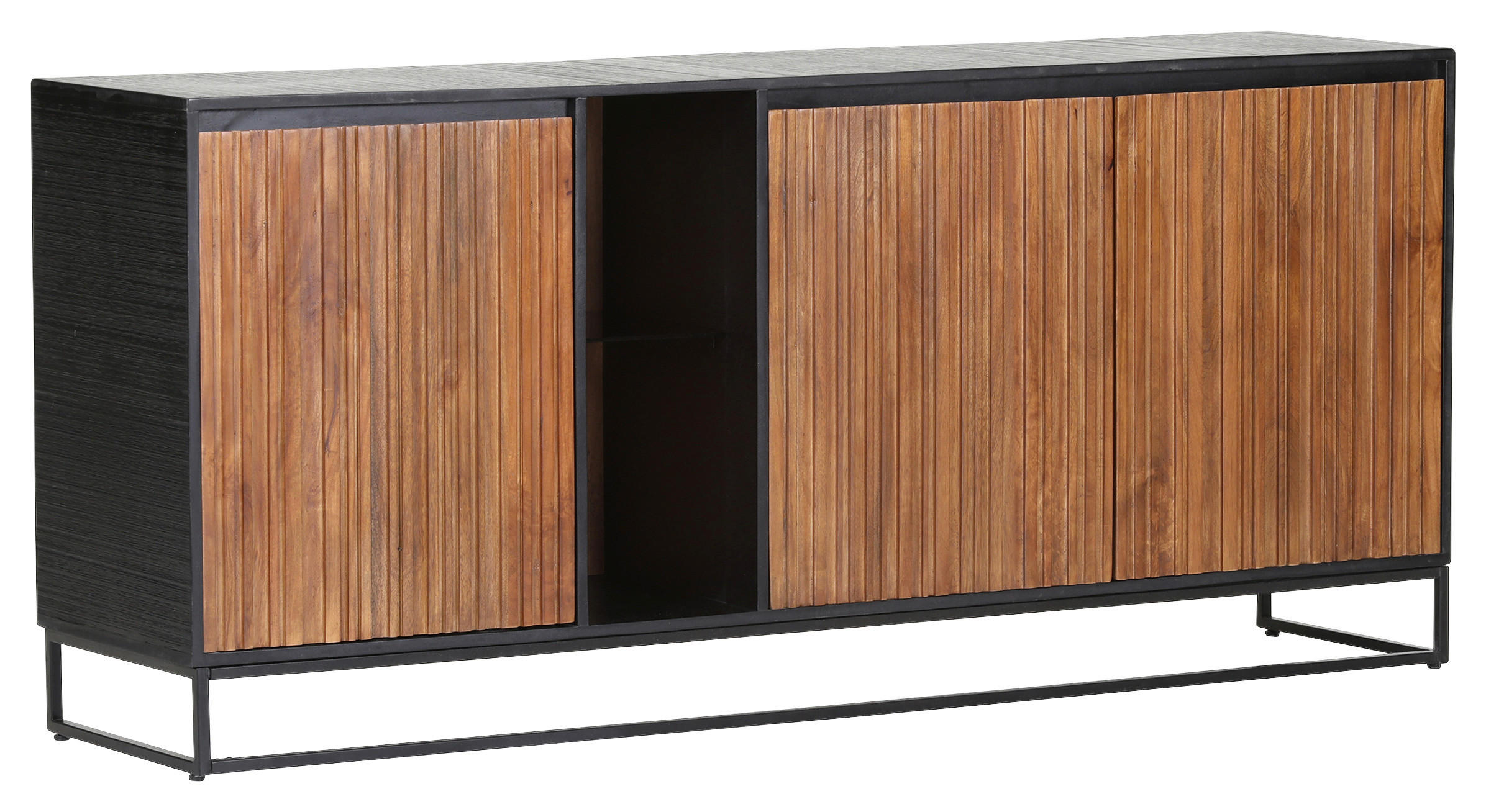 SIDEBOARD  in 170/75/40 cm  - Schwarz/Braun, LIFESTYLE, Holz/Holzwerkstoff (170/75/40cm) - Landscape