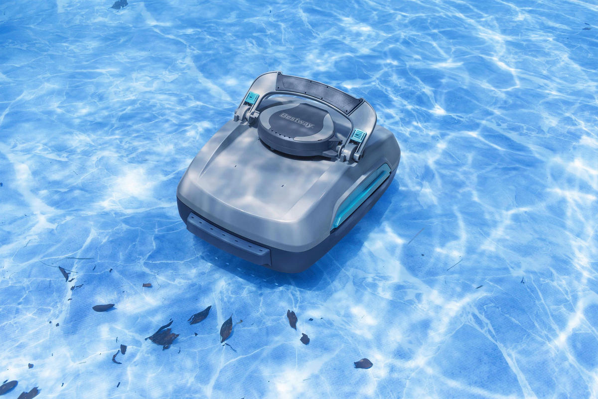 POOLROBOTER 58942  - Graublau, KONVENTIONELL, Kunststoff/Metall (43,5/43,5/26cm) - Bestway