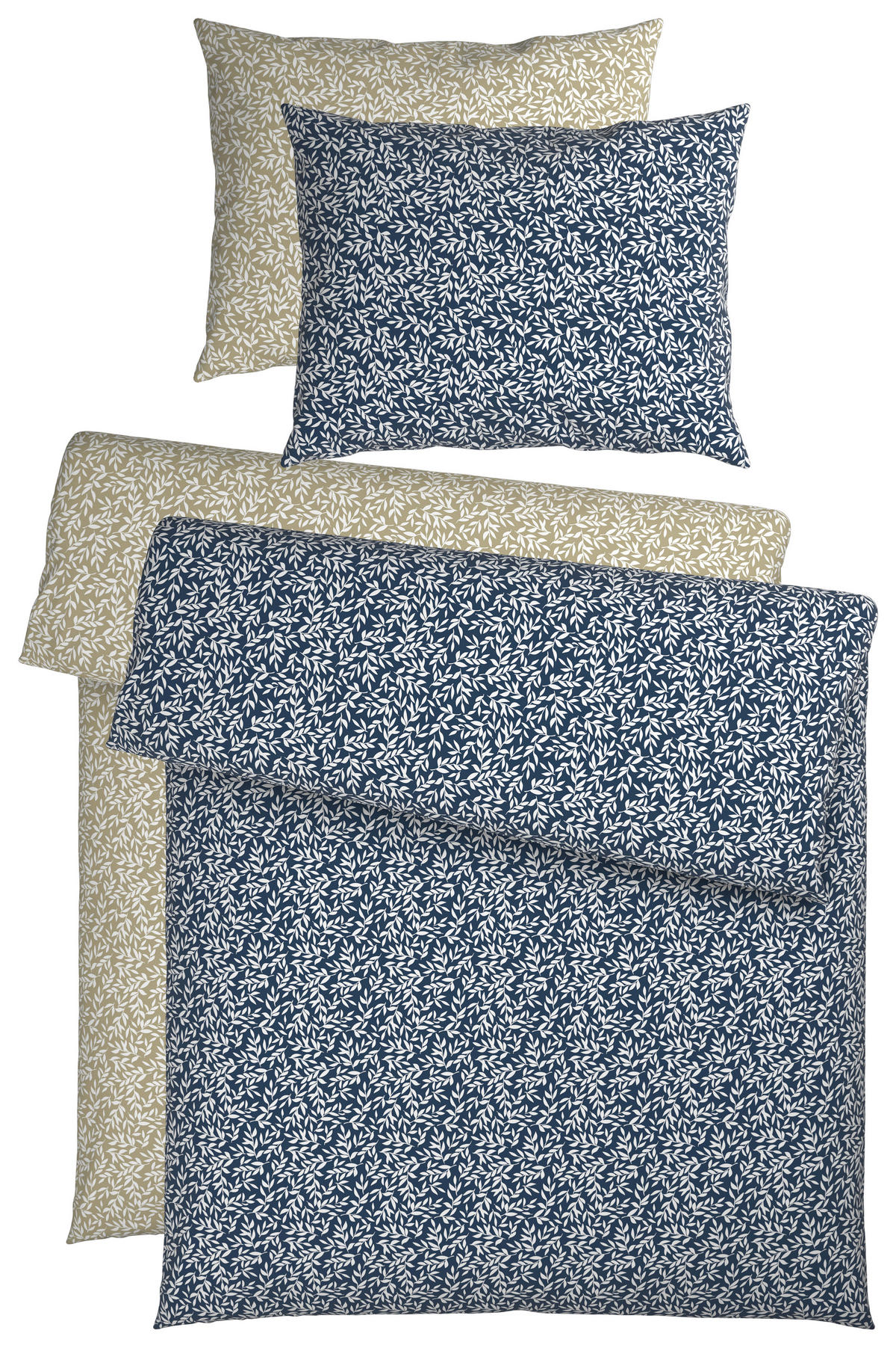 POSTEĽNÁ BIELIZEŇ, renforcé, modrá, 140/200 cm - modrá, Konventionell, textil (140/200cm) - Esposa