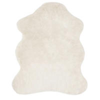 BLANĂ ARTIFICIALĂ  Big Luna  - alb, Trend, textil/blană (90/110cm) - Novel