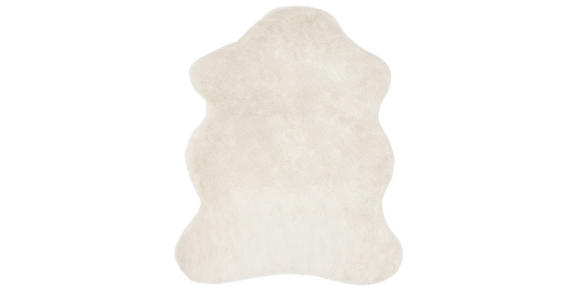 KUNSTFELL 90/110 cm Big Luna  - Weiß, Trend, Fell/Textil (90/110cm) - Novel