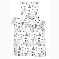 BETTWÄSCHE MAX Flanell 135/200 cm  - Waldgrün/Weiß, Design, Textil (135/200cm) - Apelt