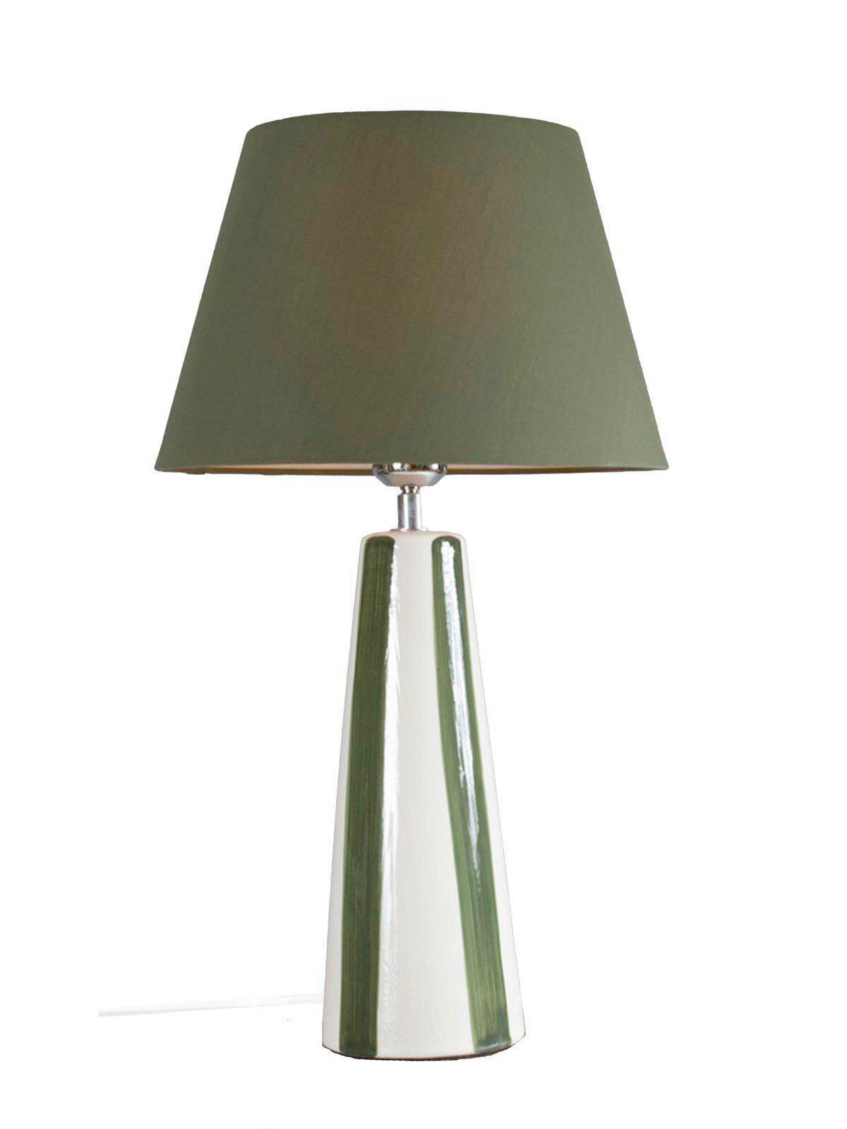 TISCHLEUCHTE 30/54 cm   - Dunkelgrün, LIFESTYLE, Keramik (30/54cm)