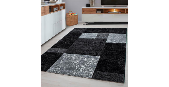 FLACHWEBETEPPICH 240/340 cm Hawaii Schwarz - Schwarz, Design, Textil (240/340cm) - Novel