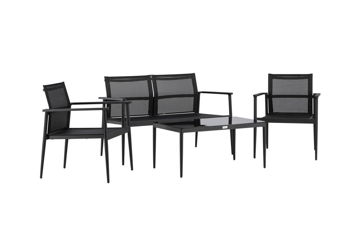 TRÄDGÅRDSGRUPP  - svart, Klassisk, metall/glas - Gardenson