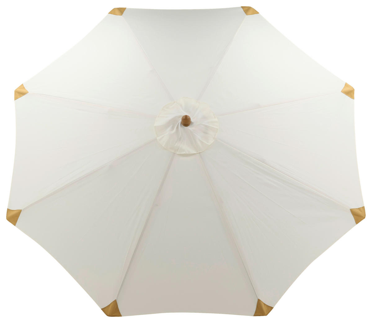 SONNENSCHIRM 270 cm  - Weiß, KONVENTIONELL (270/250cm) - Gardenson