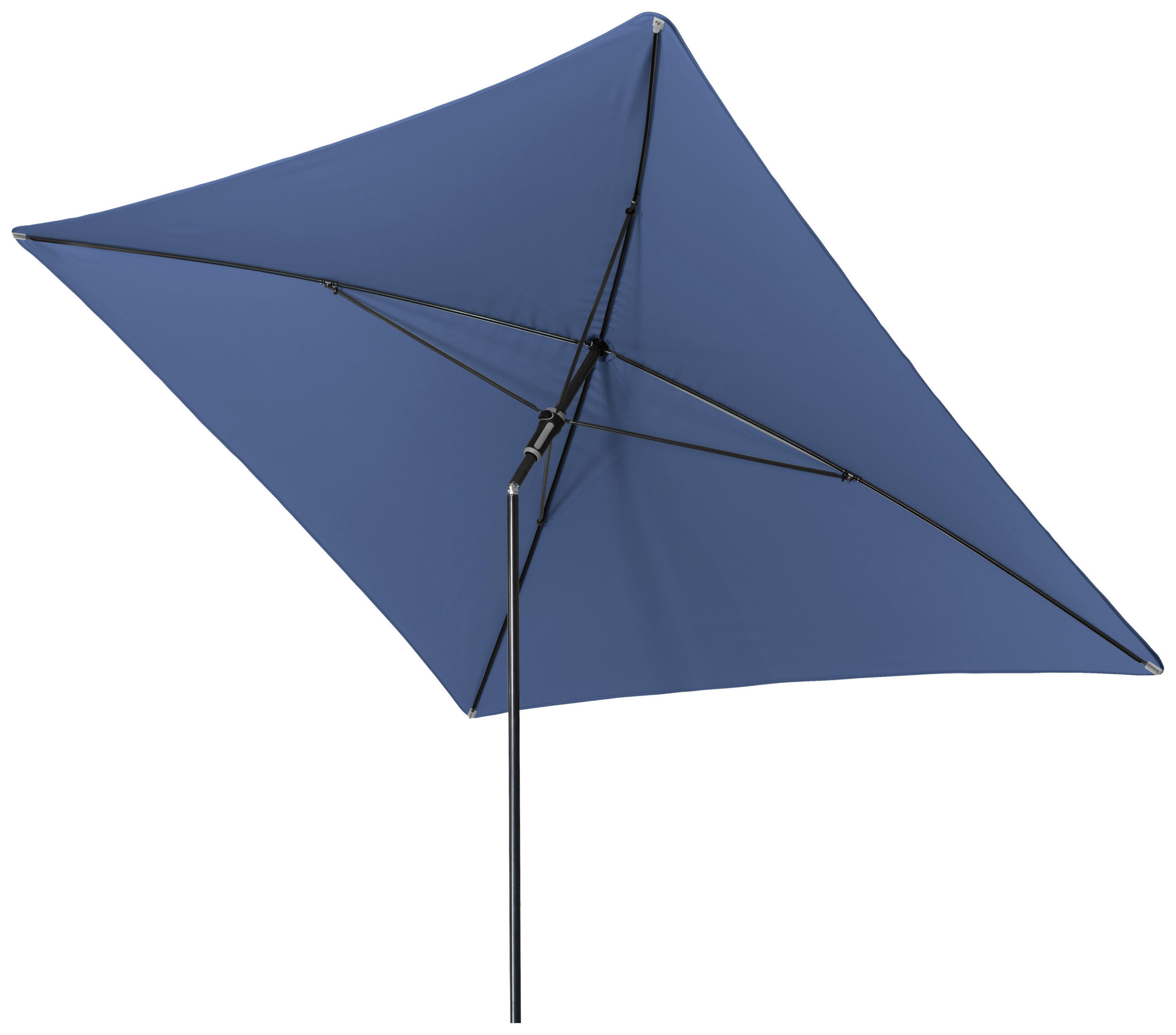SONNENSCHIRM 230x190 cm Dunkelblau  - Anthrazit/Dunkelblau, Basics, Textil/Metall (230/190cm) - Doppler