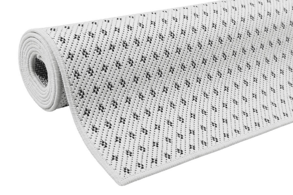 OUTDOORTEPPICH 133/200 cm Monroe Weiß  - Weiß, KONVENTIONELL, Textil (133/200cm) - Esprit