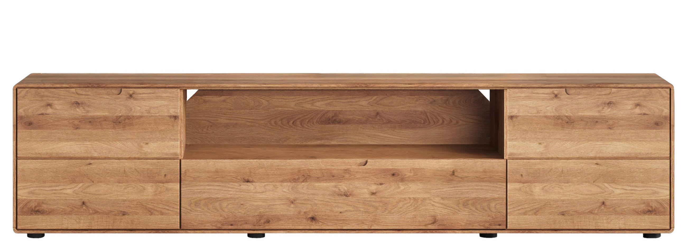 LOWBOARD  in 200/47/40 cm  - Wildeiche, KONVENTIONELL, Holz (200/47/40cm) - Linea Natura