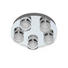 BADEZIMMER-DECKENLEUCHTE - Chromfarben, Design, Kunststoff/Metall (35/35/8,5cm) - Celina BADEZIMMER-DECKENLEUCHTE - Chromfarben, Design, Kunststoff/Metall (35/35/8,5cm) - Celina