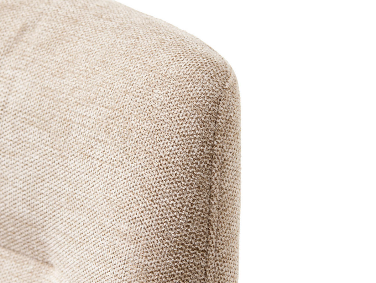 ARMLEHNSTUHL  in  - Sandfarben/Beige, MODERN, Textil/Metall (57,5/88/62cm) - Livetastic