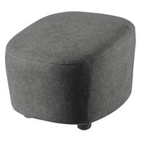 HOCKER Webstoff Graphitfarben  - Schwarz/Graphitfarben, Design, Kunststoff/Textil (54/41/57cm) - SetOne by Musterring
