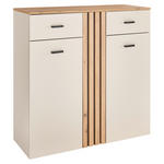 SCHUHSCHRANK 100/103/38 cm  - Kaschmir/Eichefarben, Basics, Holzwerkstoff/Kunststoff (100/103/38cm) - Xora