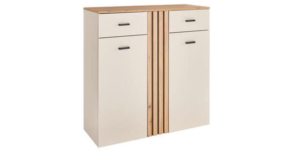 SCHUHSCHRANK 100/103/38 cm - Kaschmir/Eichefarben, Basics, Holzwerkstoff/Kunststoff (100/103/38cm) - Xora