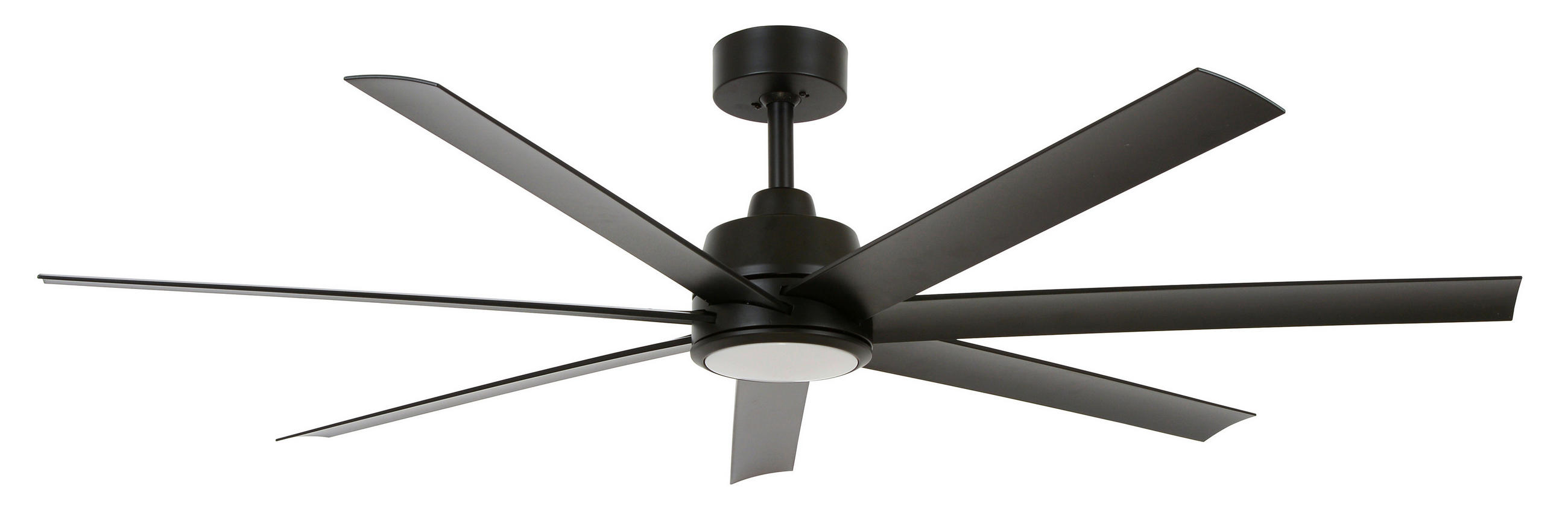 DECKENVENTILATOR  142/27 cm    - Schwarz, Design, Kunststoff/Metall (142/27cm)
