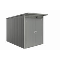 GERÄTEHAUS 180/218/300 cm  - Grau, Design, Metall (180/218/300cm) - Biohort