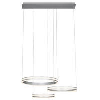 LED LUSTER    79,5/50/150 cm    - siva, Lajfstajl, metal (79,5/50/150cm) - Ambiente