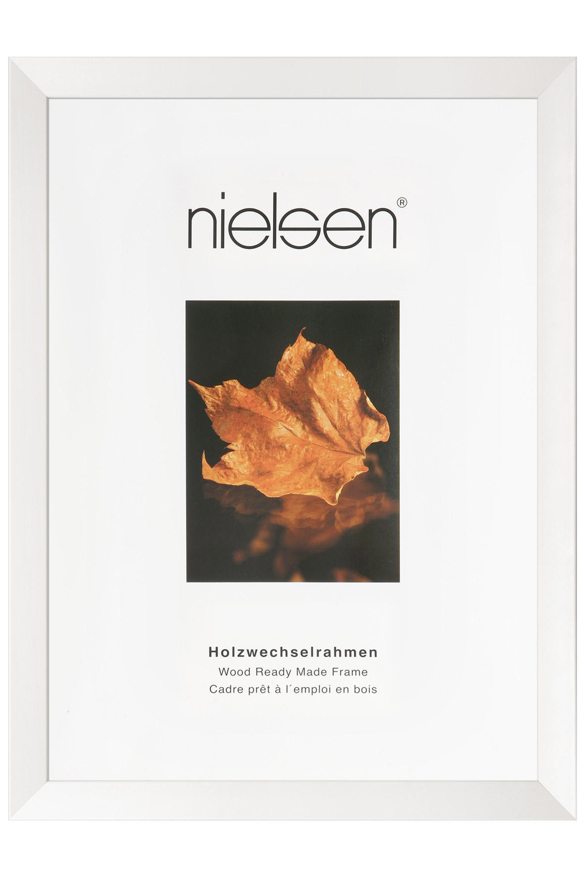 BILDERRAHMEN - Weiß, Basics, Glas/Holz (13/18cm) - Nielsen