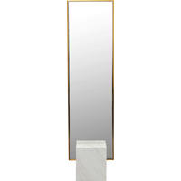 STANDSPIEGEL 46/180/30 cm  - Beige/Goldfarben, Design, Glas/Stein (46/180/30cm) - Kare-Design