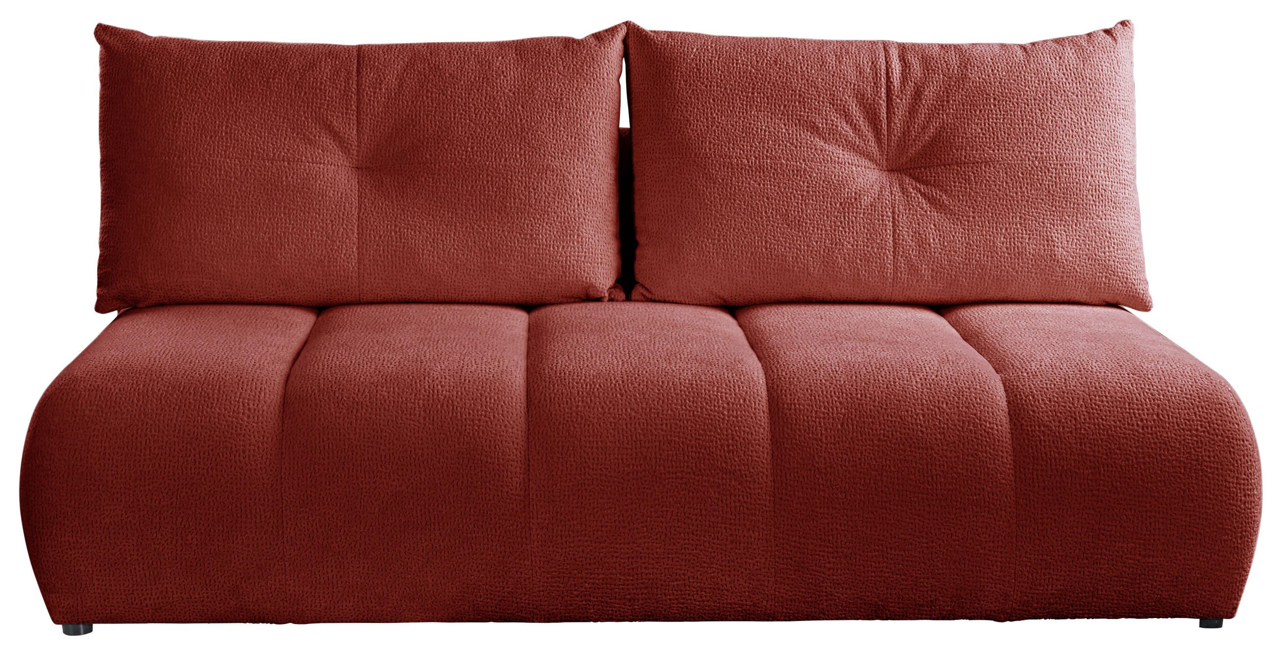 SCHLAFSOFA  mit Bettkasten erhältlich, Bettfunktion erhältlich Struktur Kupferfarben  - Creme/Schwarz, Design, Holz/Textil (209/100/103cm) - MID.YOU