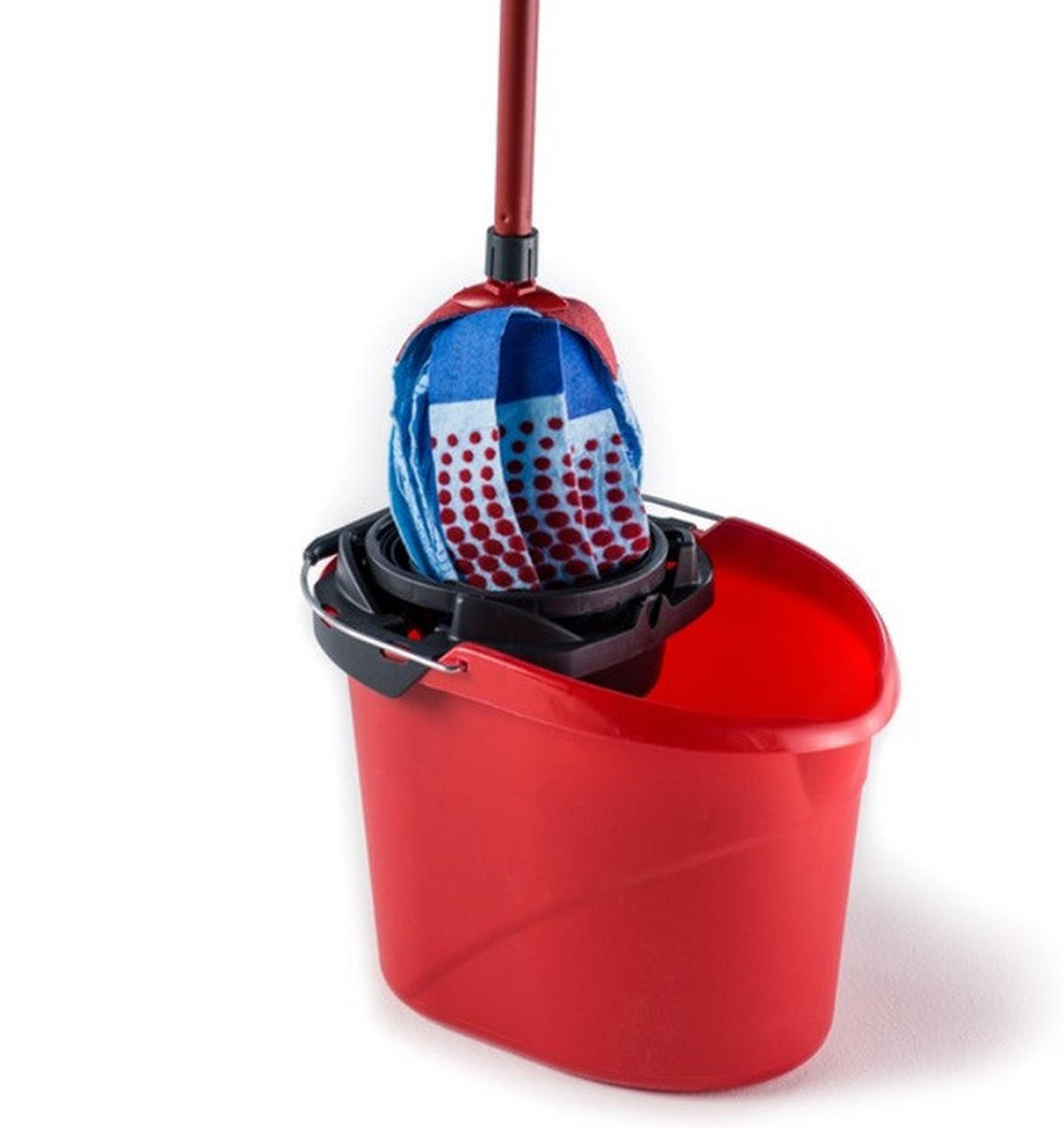Golvmopp Vileda Supermocio - röd/blå, Basics, plast (118,5/19,1/19,2cm) - Best Price