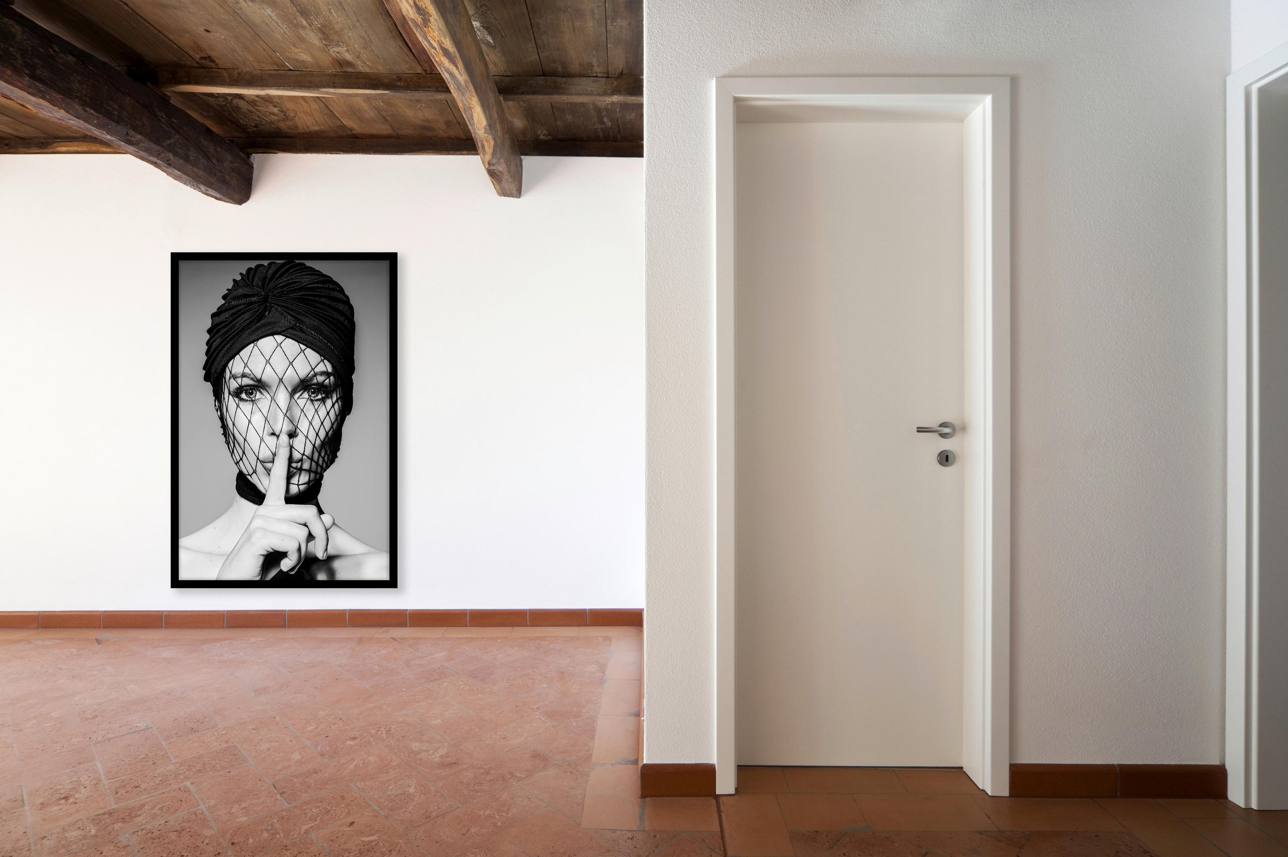 BILD 100/150 cm  - Schwarz, Design, Holz/Kunststoff (100/150cm)