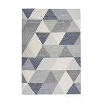 OUTDOORTEPPICH 80/150 cm Yoga Creme, Grau  - Creme/Grau, Design, Kunststoff/Textil (80/150cm) - Kayoom