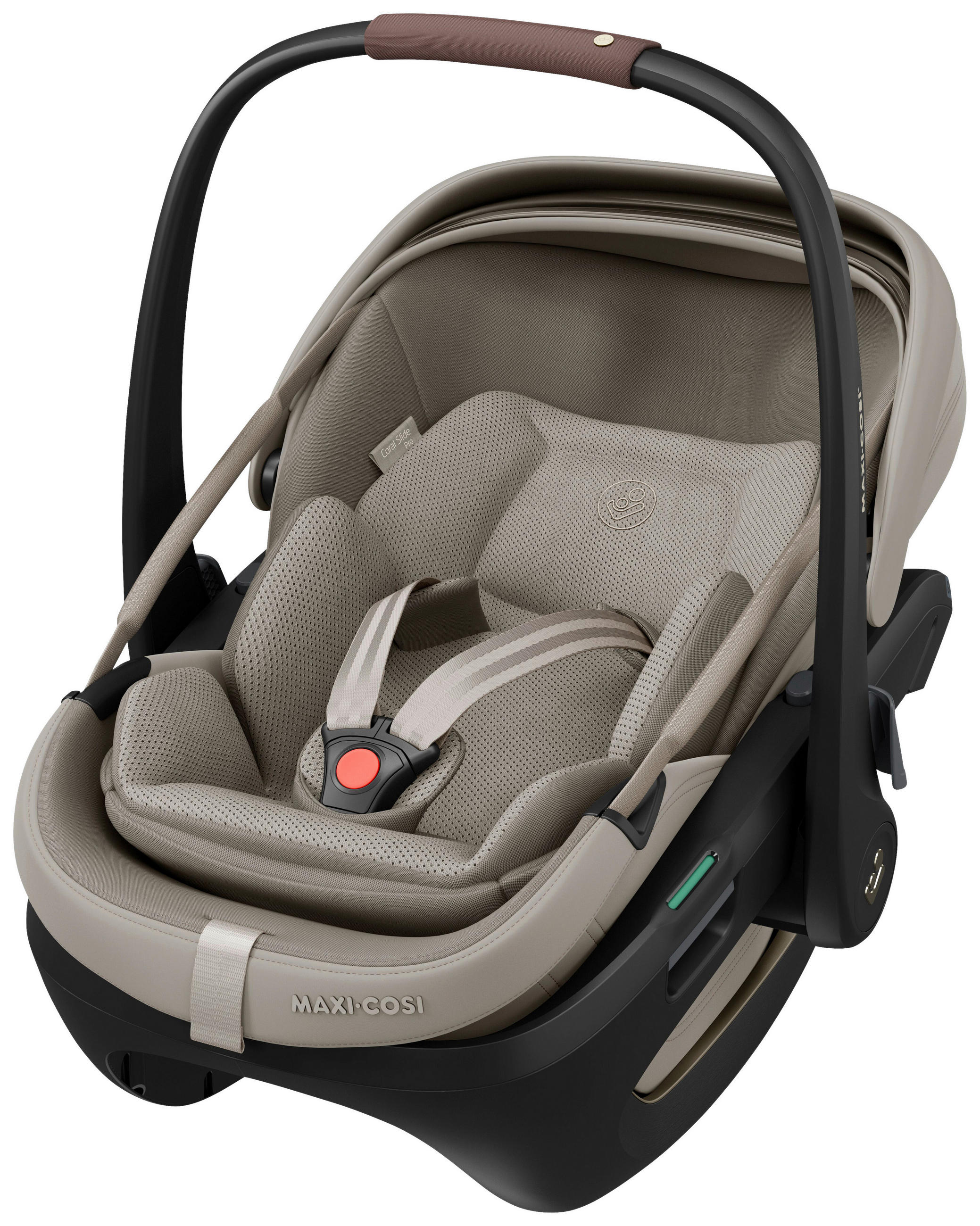 BABYSCHALE  Coral Slide Pro Sapphire Sand  - Beige, Basics, Kunststoff/Textil (44/44,6/76cm) - Maxi-Cosi