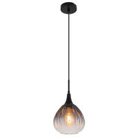 HÄNGELEUCHTE 20/120 cm    - Klar, Design, Glas/Metall (20/120cm) - Globo