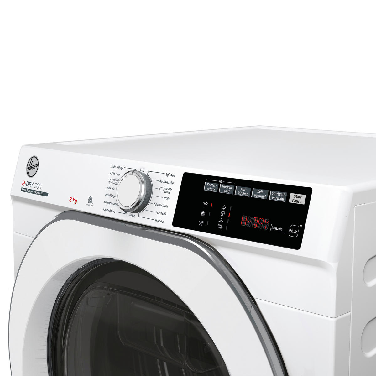 TROCKNER NDE H8A2TCES-84  - Weiß, Basics, Glas/Kunststoff (60/85/59cm) - Hoover