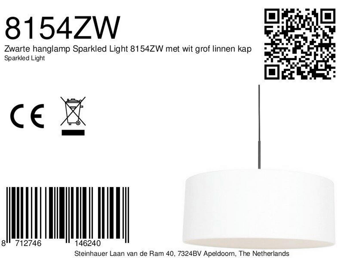 HÄNGELEUCHTE SPARKLED LIGHT 50/135/50 cm  - Weiß, Trend, Textil (50/135/50cm)