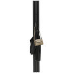 GARDEROBENPANEEL  in 16/185/14 cm  - Graphitfarben/Schwarz, Design, Holzwerkstoff (16/185/14cm) - Voleo