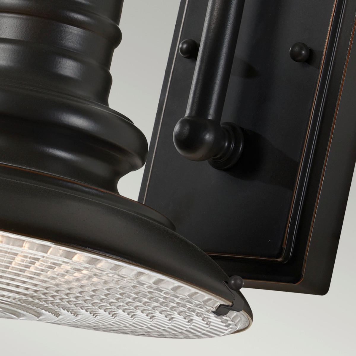 AUSSENWANDLEUCHTE - Bronzefarben, Konventionell, Glas/Metall (22.9/24.6/26.4cm) - Elstead Lighting